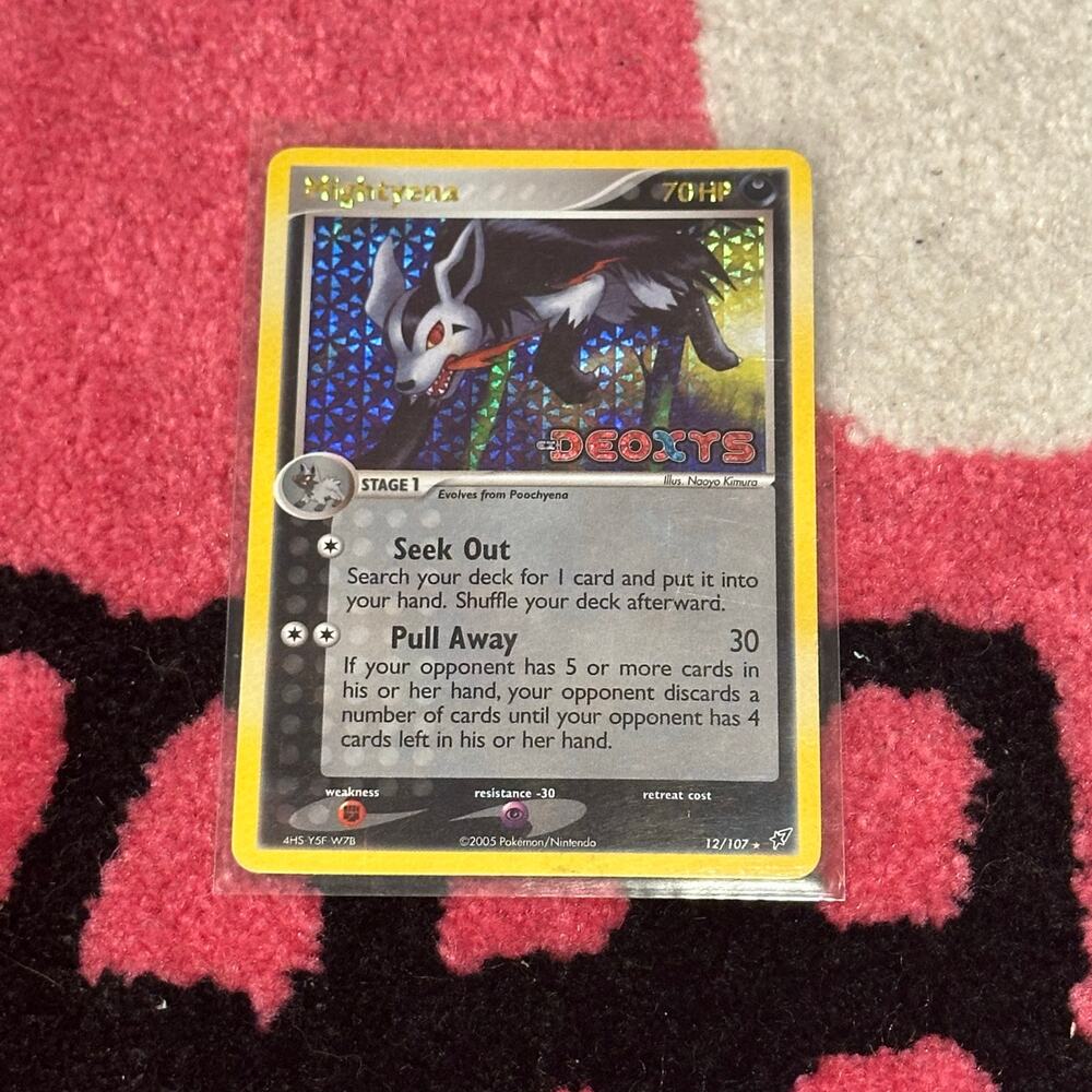 Mightyena [Reverse Holo] #12 – Pokémon Deoxys – Lightly Played (LP)